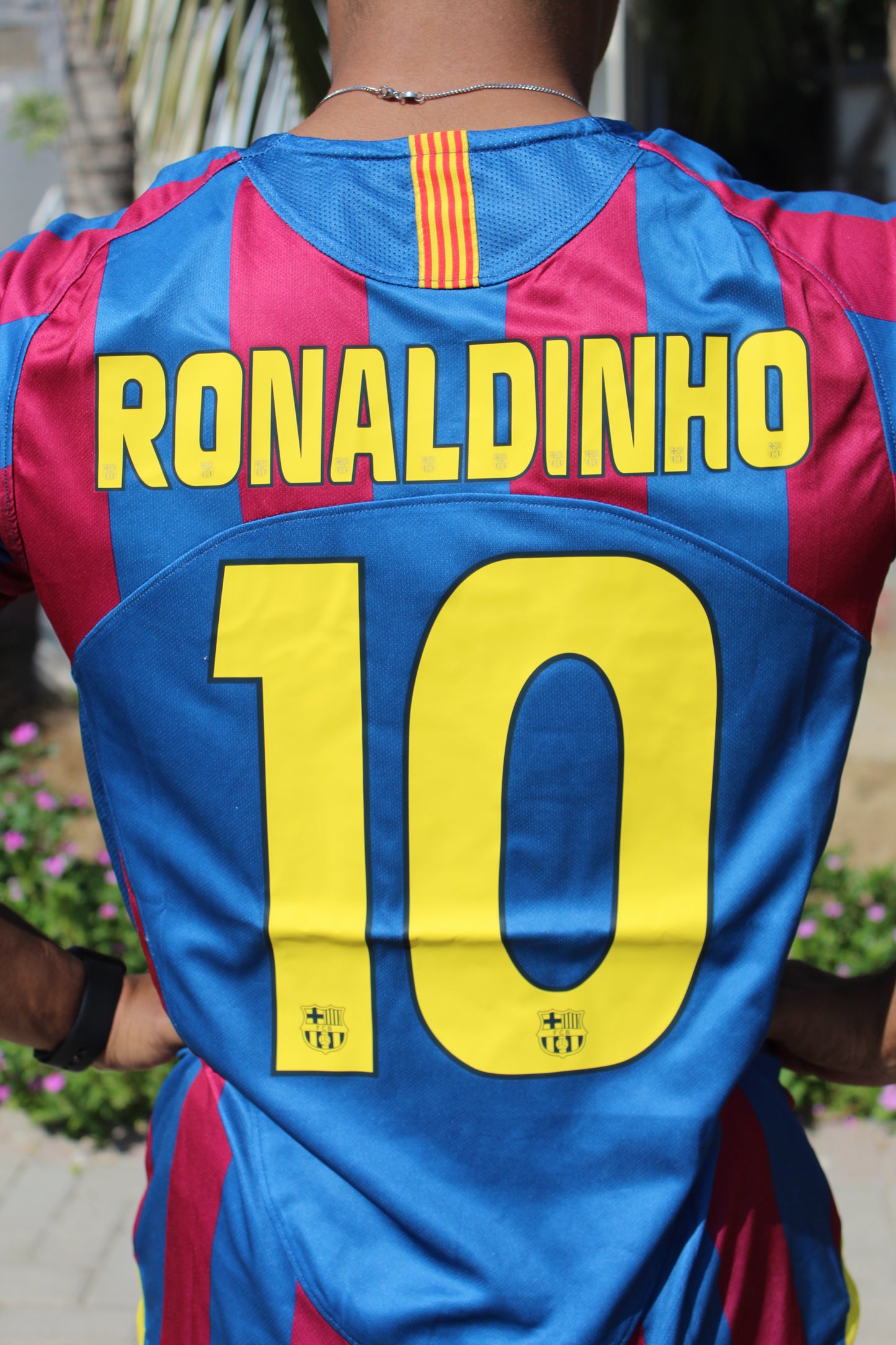 Ronaldinho FC Barcelona 2006 UCL Final Home Jersey